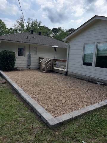 Gravel Patio Before After in Birmingham, AL by SOG Services