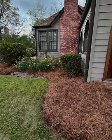 Pine Straw Installation in Birmingham, AL by SOG Services