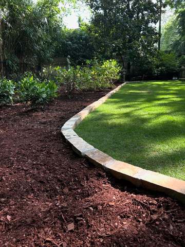 Stone Paver Edging Sod in Birmingham, AL by SOG Services